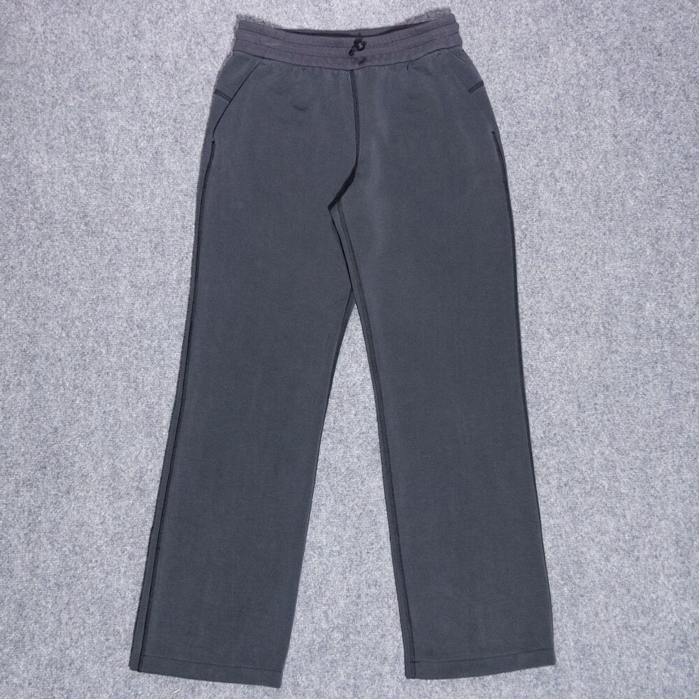 Lululemon Softstreme High Rise Straight Wide Leg Pants Women's 6 Stretch Gym
